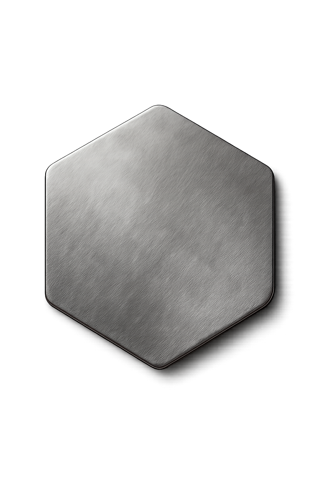 Slide 2 Image of stainless steel hexagon